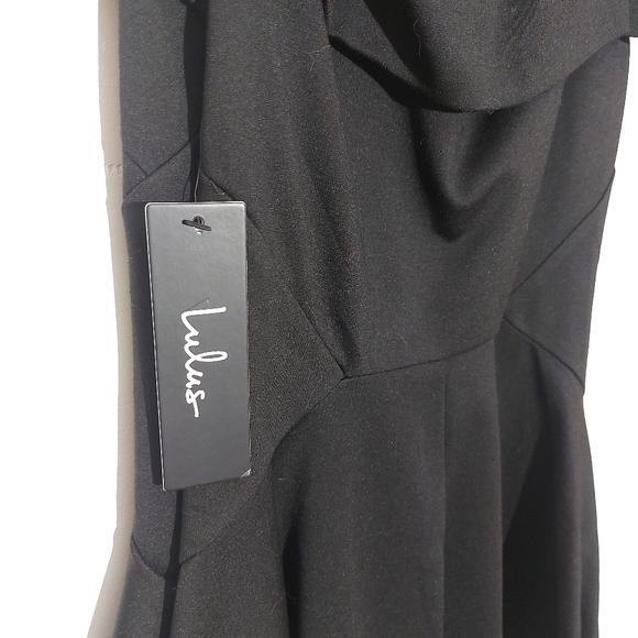 Lulus Black Off-The-Shoulder Top - Picture 10 of 14